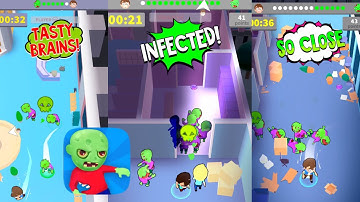 Zombiner Gameplay || 100% Infected || iOS/Android