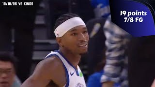 Brandon Williams preseason vs Kings - 19 points, 7/8 shooting - 10/10/26