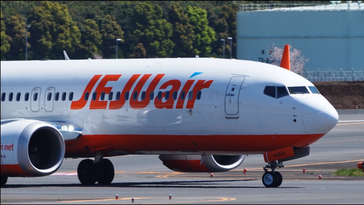 Jeju Air Boeing 737 MAX 8 HL8524 Landing at Narita 34R | NRT/RJAA
