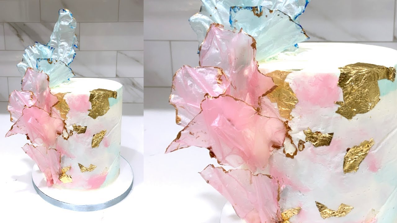 Cake decorating tutorials | BUTTERCREAM MARBLE CAKE | Sugarella Sweets