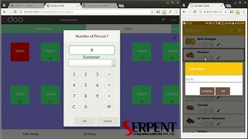 Odoo Restaurant POS with Android Mobile App by SerpentCS