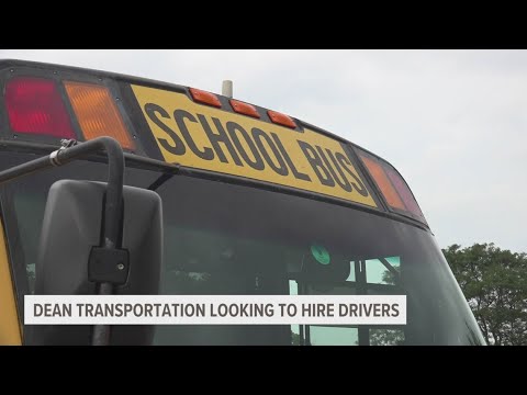 School districts scrambling to hire bus drivers during summer - YouTube