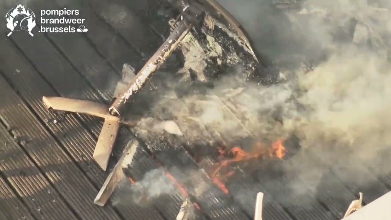 Feu de Terrasse à Jette