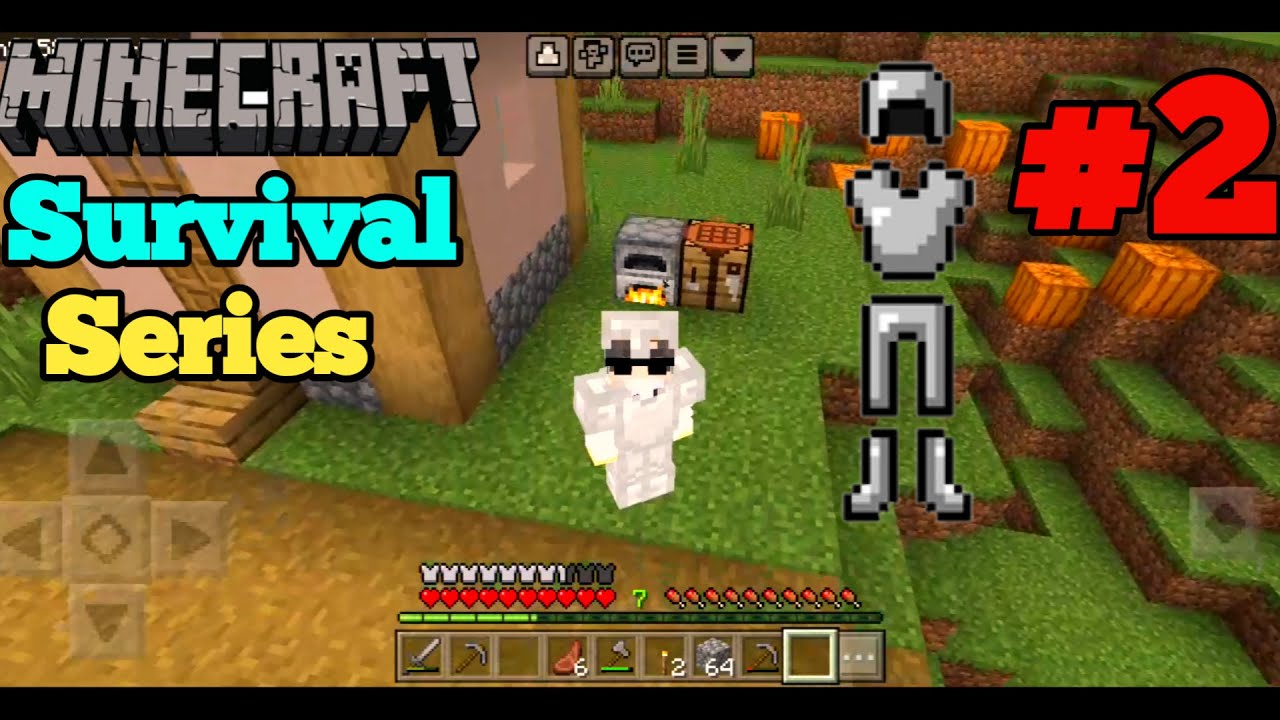 I Made Iron Armor in Minecraft 😊| Minecraft pe Survival Series #2 😍 ...