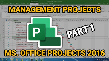 Penjadwalan Proyek Menggunakan Ms. Office Project 2016 Part 1