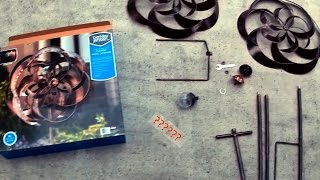 Solar Flower Wind Spinner Light Berkley Jensen BJs Assembly Instructions