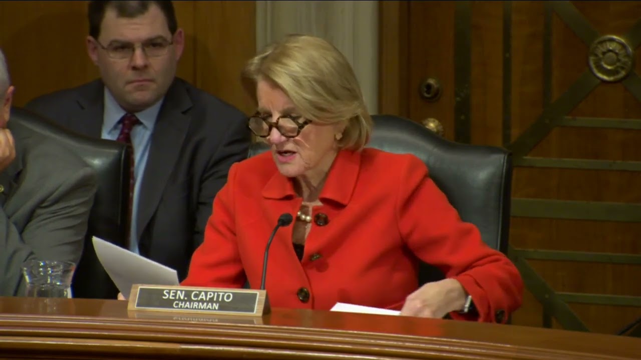 Chairman Capito Opening Statement at Hearing to Examine WRDA 2026 and Army Corps Priorities