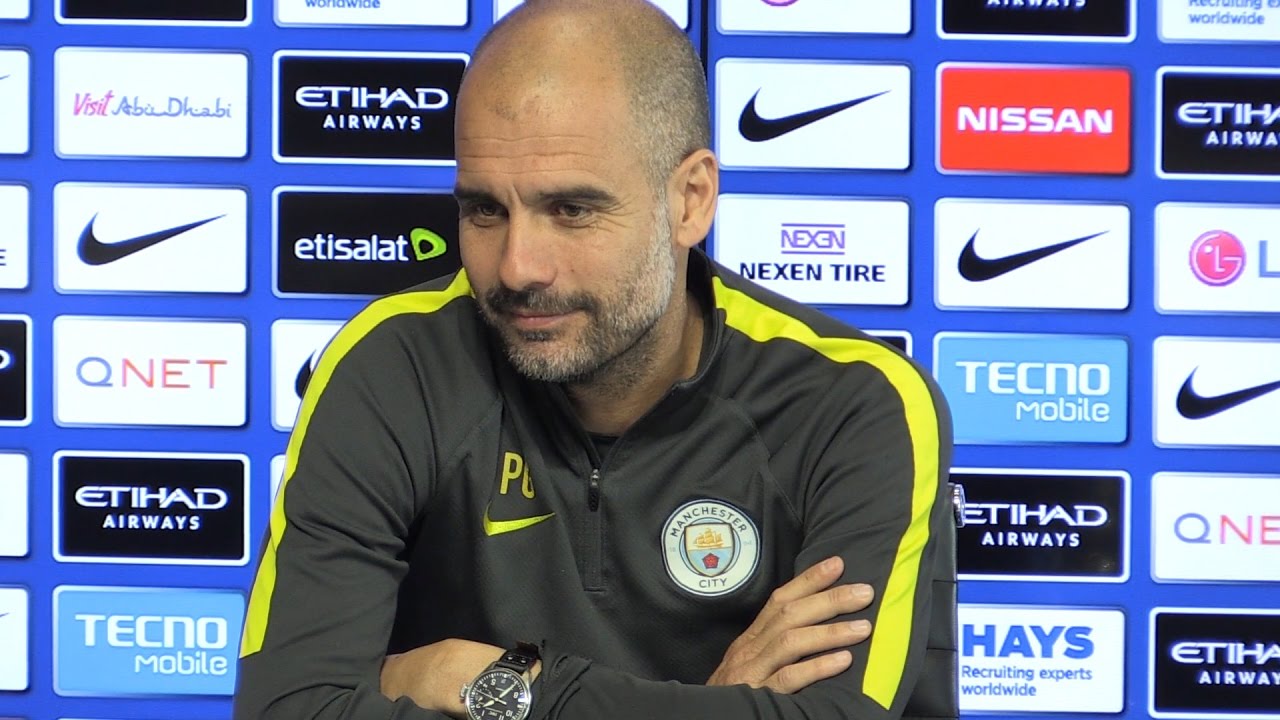 Risultati immagini per guardiola press conference