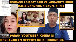 VIRAL MENDUNIA LAGI YOUTUBER KOREA DI PERLAKUKAN SEPERTI INI DI INDO BUAT NETIZEN MARAH