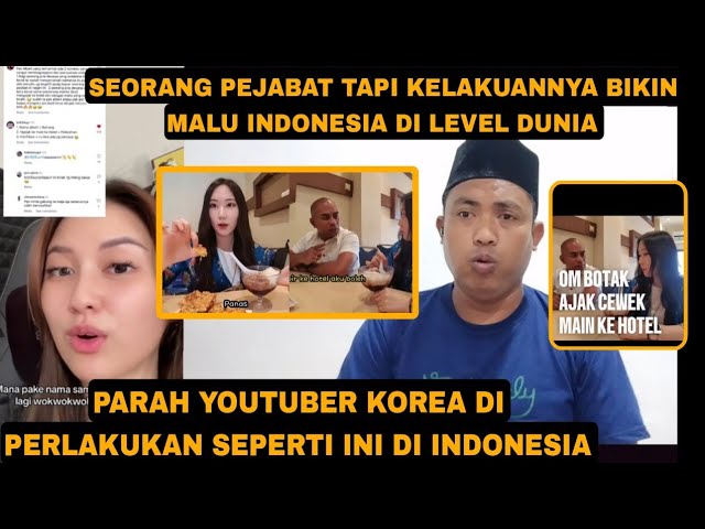 VIRAL MENDUNIA LAGI YOUTUBER KOREA DI PERLAKUKAN SEPERTI INI DI INDO BUAT NETIZEN MARAH class=