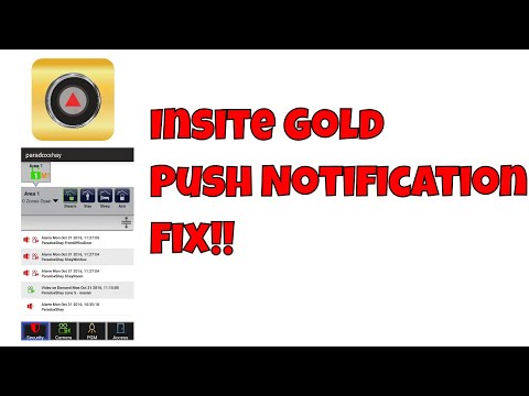 Paradox Insite Gold App SWAN Push Notification Fix!!