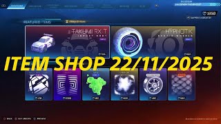 Rocket League Item Shop Today 22112025