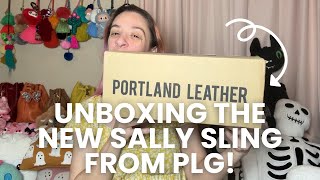 unboxing the NEW Sally Sling bag from Portland Leather Goods with comparisons to other PLG slings!