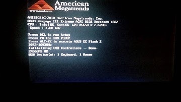 Booting my Rampage III Extreme machine