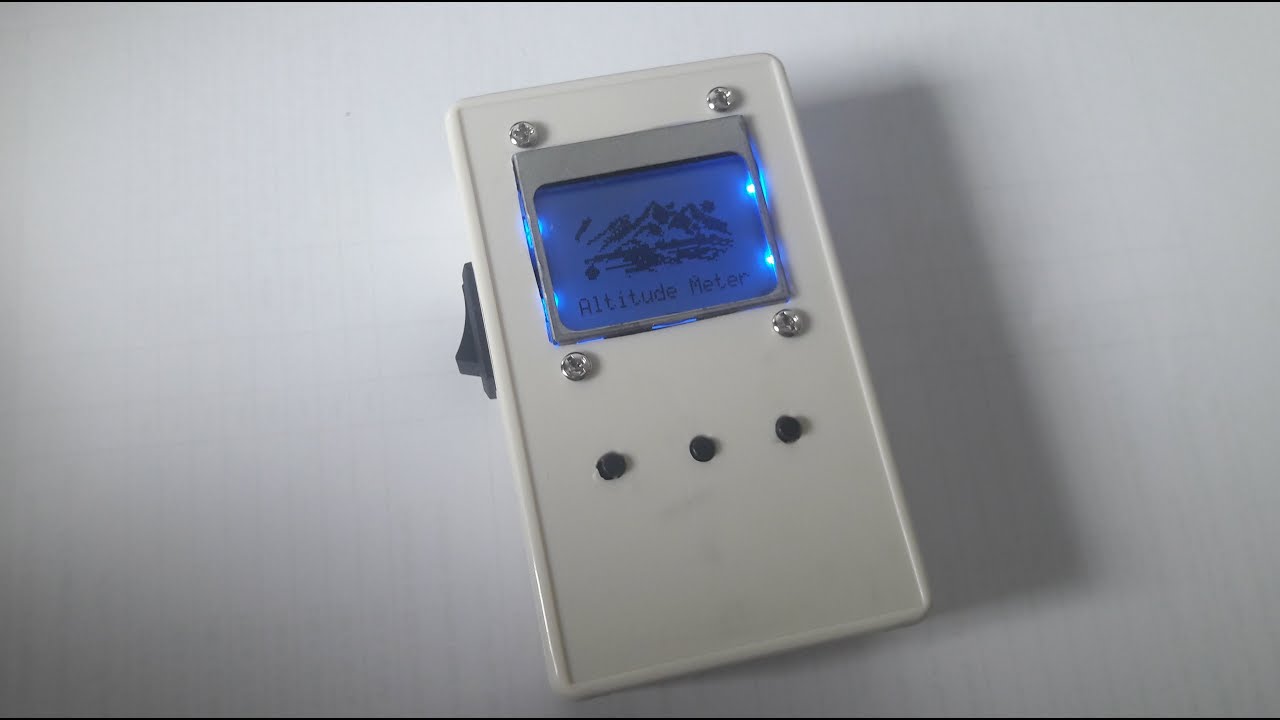 Altitude meter with AVR & BMP180 YouTube