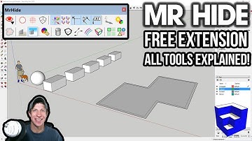 Toolbar for HIDDEN TOOLS? Check Out the Mr Hide Extension for SketchUp!