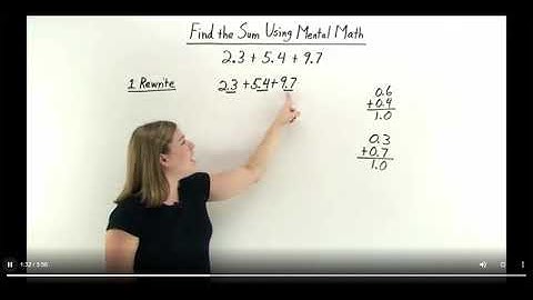 Associative Property: Decimals