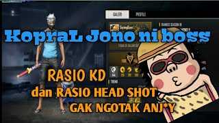 CEK AKUN ID KopraL Jono,RAJA NYA TUKANG PRANK GLOBAL...!!! FREE FIRE BATTLEGROUND
