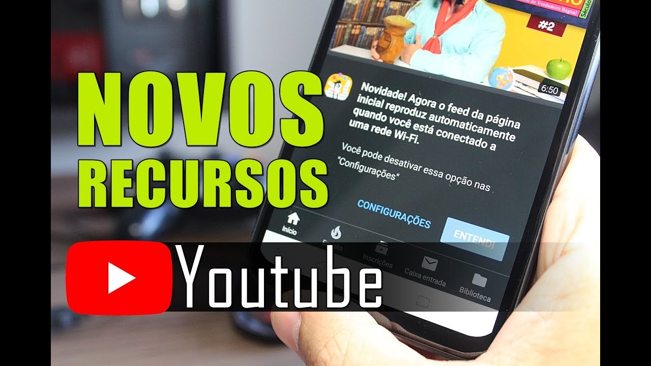 Chegou ai? Conheça os Novos Recursos do YOUTUBE para Android e iOS ...