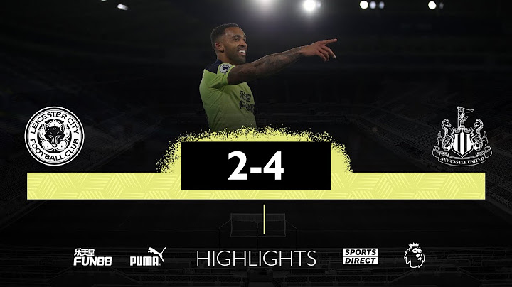 Leicester City 2 Newcastle United 4 | Premier League Highlights