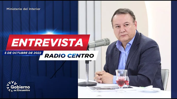 Entrevista al ministro del Interior, Juan Zapata, ...