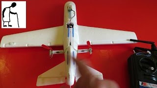 Cheap glider from Poundland - RC conversion Part #2