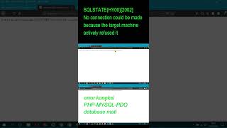 Famous Koneksi PHP MYSQL PDO No connection could be made because the target machine actively refused it Profile