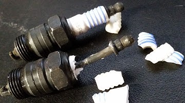 How to break glass with a fragment of a spark plug (Part 4)
