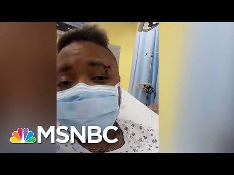 NYC Hospital Worker Says He Was Injured By Police While Filming Clashes With Protestors | MSNBC