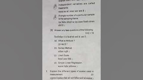 BBMKU B.COM sem6 (business research methods and project work) 2019-2022