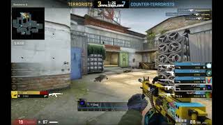 CSGO CACHE NEGEV ACE!!! 5 DEAD IN 10 SECONDS!!!