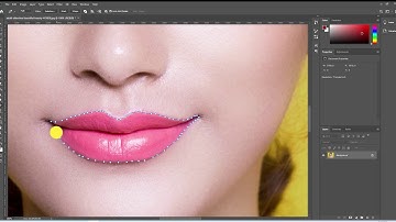 1 Minute PS Skills - How to Change Lip Color in Photoshop