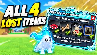 ALL 4 LOST ECHO DOG ITEMS LOCATIONS (FULL HALLOWEEN QUEST GUIDE) in STEAL AN EGG