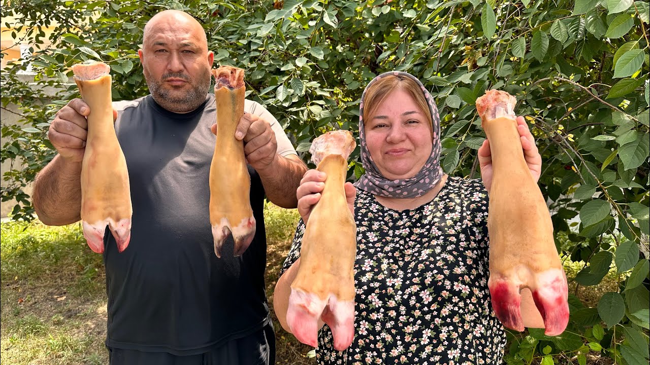 👍🏻 6 Hours of Roasting Huge Ox Hooves in the Oven. 😲 YouTube