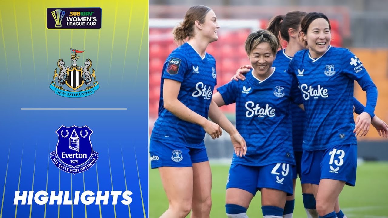 Потрясающий штрафной удар Момики 🤯 Лучшие моменты матча «Ньюкасл» — «Эвертон» | Кубок женской лиг...