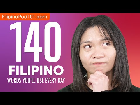 140 Filipino Words You'll Use Every Day - Basic Vocabulary #54
