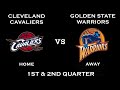 NBA 2K10 Gameplay Cleveland Cavaliers Vs Golden State Warriors 1st 2nd Quarter NBA 2K10 Gameplay Cleveland Cavaliers Vs Golden State Warriors 1st 2nd Quarter