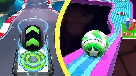 Sky Rolling Ball 3d Gameplay Level 63