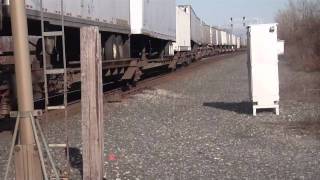 CSX Train Crossover Track 1 To Track 2