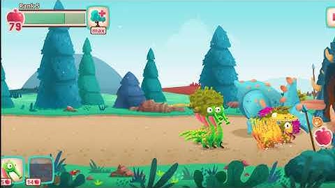 Dino Bash - Dinosaurs v Cavemen Tower Defense Wars Level 8-14 Unlimited Coin Diamonds Max upgrades