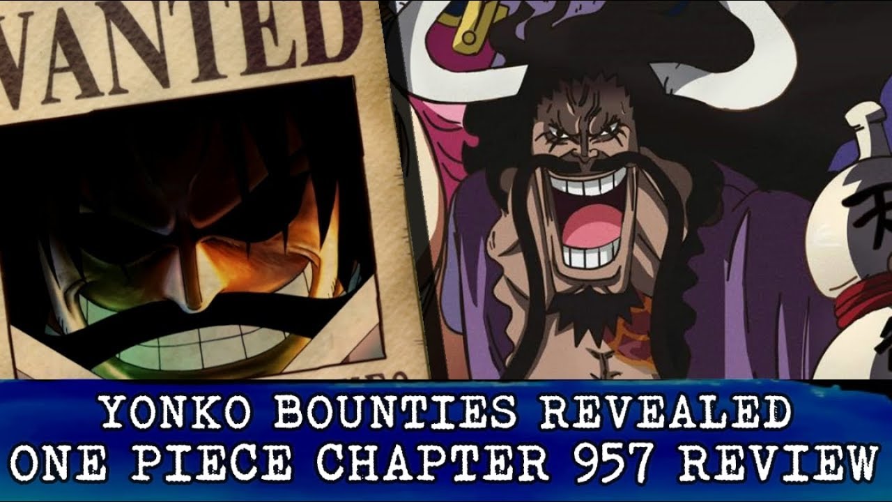 The Rocks Pirates Yonko Bounties One Piece Chapter 957 Review Youtube