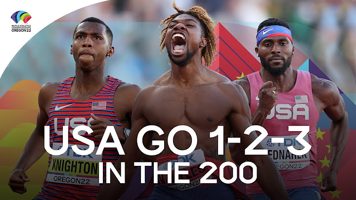 LYLES RUNS 19.31 - USA RECORD 🇺🇸 | World Athletics Championships Oregon 22