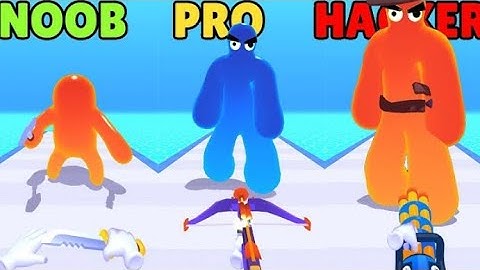 NOOB vs PRO vs HACKER in Blob Shooter 3D: Assassin Hit