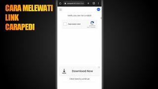 TUTORIAL| Cara melewati link carapedi.id