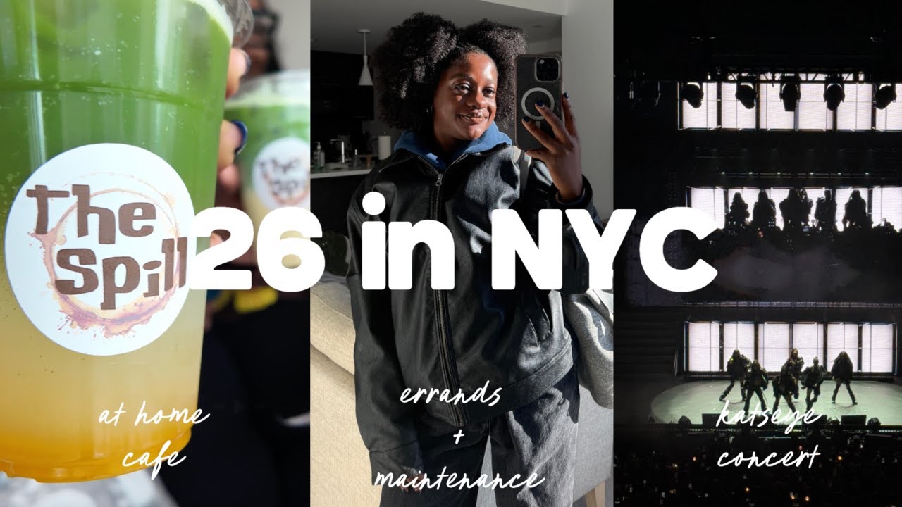 26 IN NYC | at home cafe, katseye concert, and more!