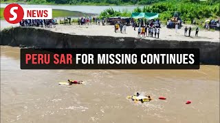 Search and rescue teams work to locate victims after deadly Amazon landslide in Peru