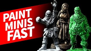 3 Fast and Easy Ways to Paint Table Top Miniatures