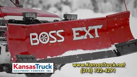 BOSS EXT Expandable Snow Plow