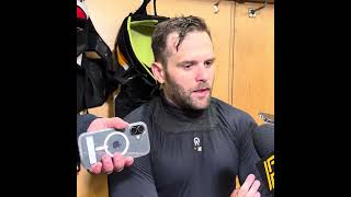 Pittsburgh Penguins Bryan Rust after Game 2 3-0 Loss to Philadelphia Flyer