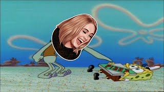 Spongebob Singing Easy on Me by Adele #shorts